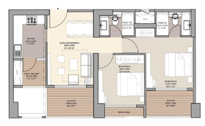 Godrej Majesty 3BHK